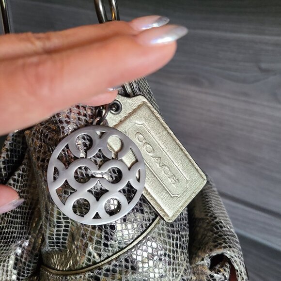 Coach Metallic Python Finish Style # 14770 | Color: Gold/Silver - Picture 4 of 10
